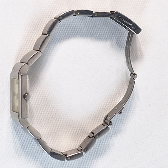 Vintage Esprit Stainless Steel Rectangle Dial Ladies Watch, New Battery - Picture 6 of 7